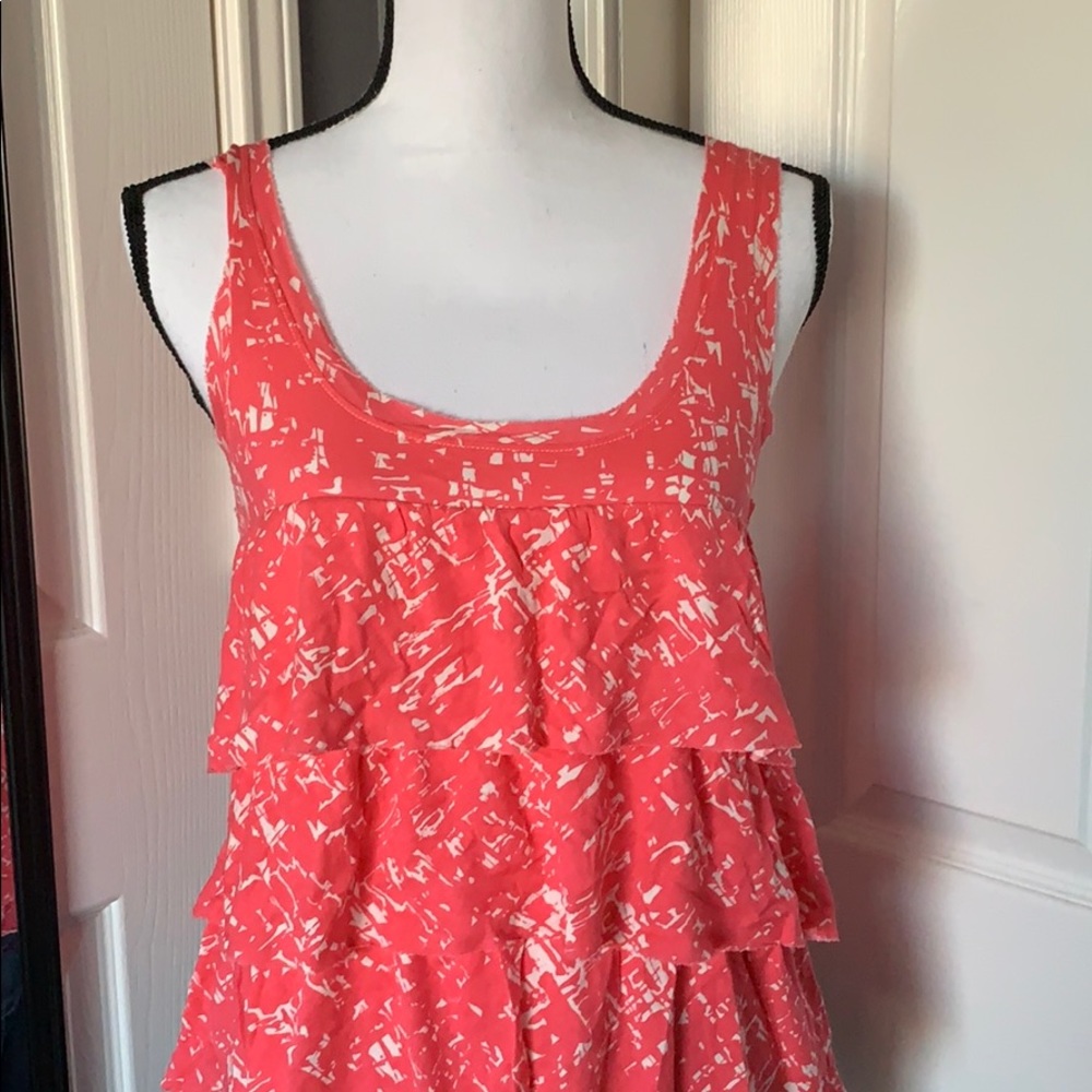 🍀2 for $25 J.crew Factory pink ruffle top - Picture 6 of 6